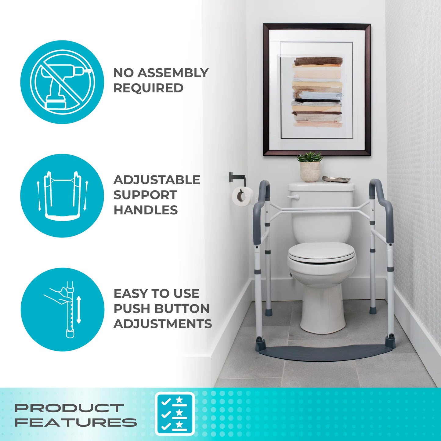 Stander Wonder Toilet Safety Rails
