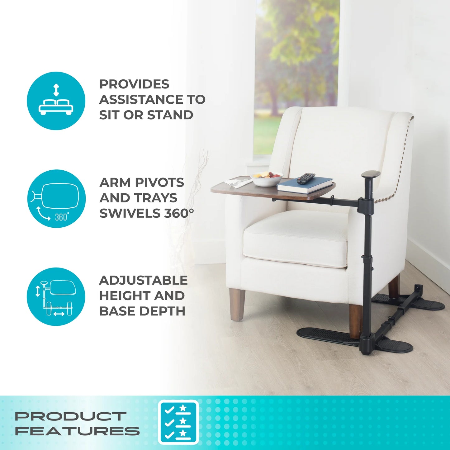 Stander Wonder Tray Plus - Walnut Tray