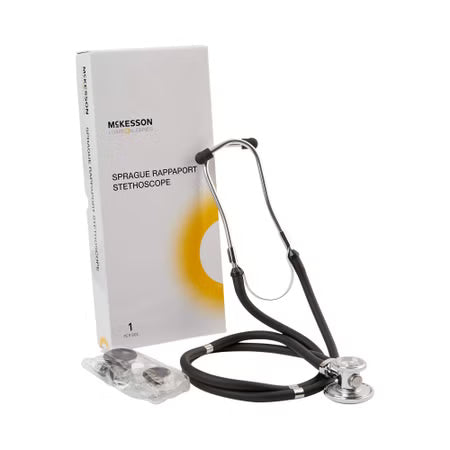 McKesson LUMEON Sprague Stethoscope, Black - 22 Inch