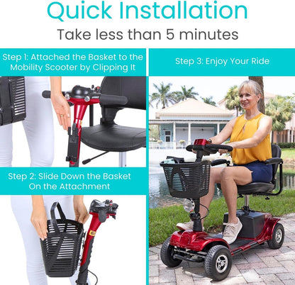 3 Wheel Mobility Scooter Basket SupplyingSeniors.com