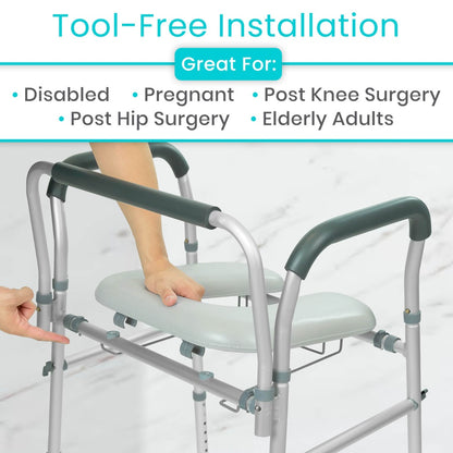 3 in 1 Padded Commode