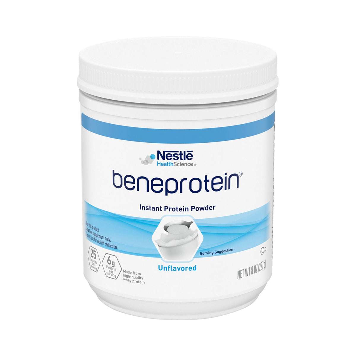 Oral Supplement Beneprotein® Unflavored Powder 8 oz. Canister