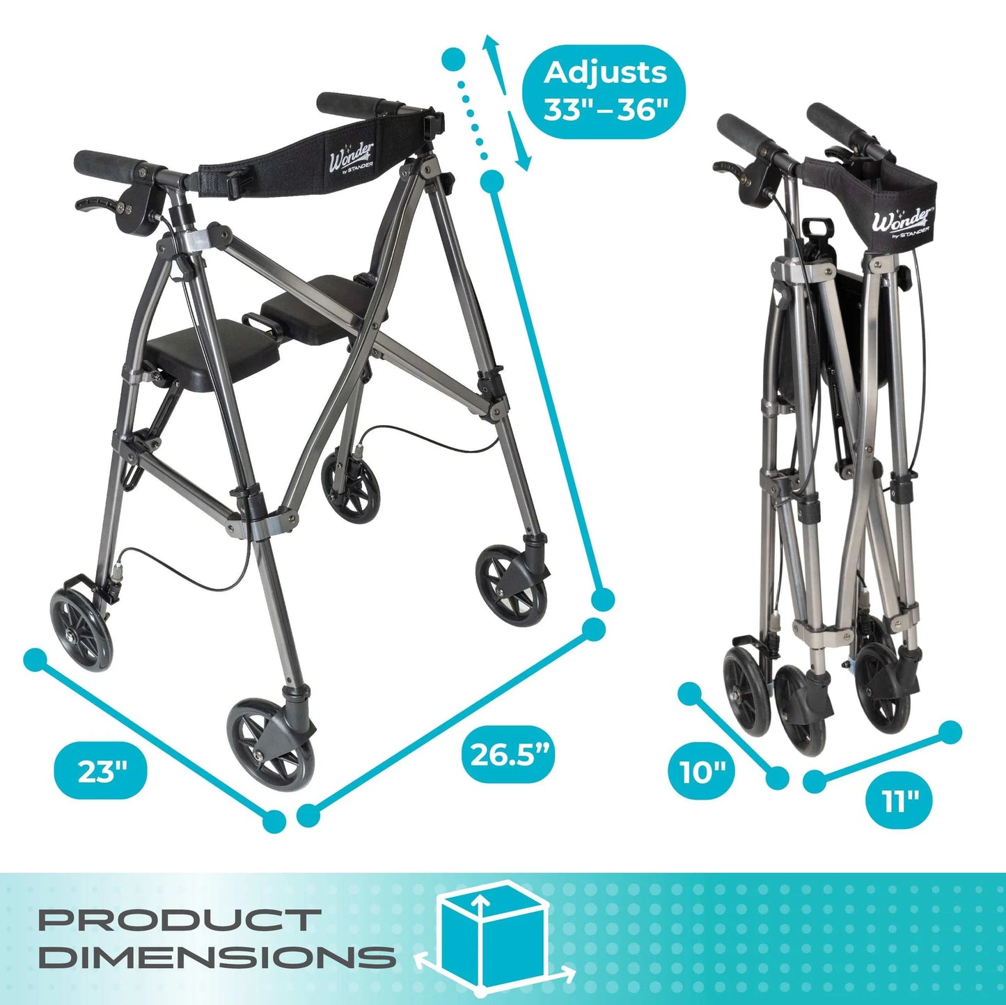 Stander Space Saver Rollator