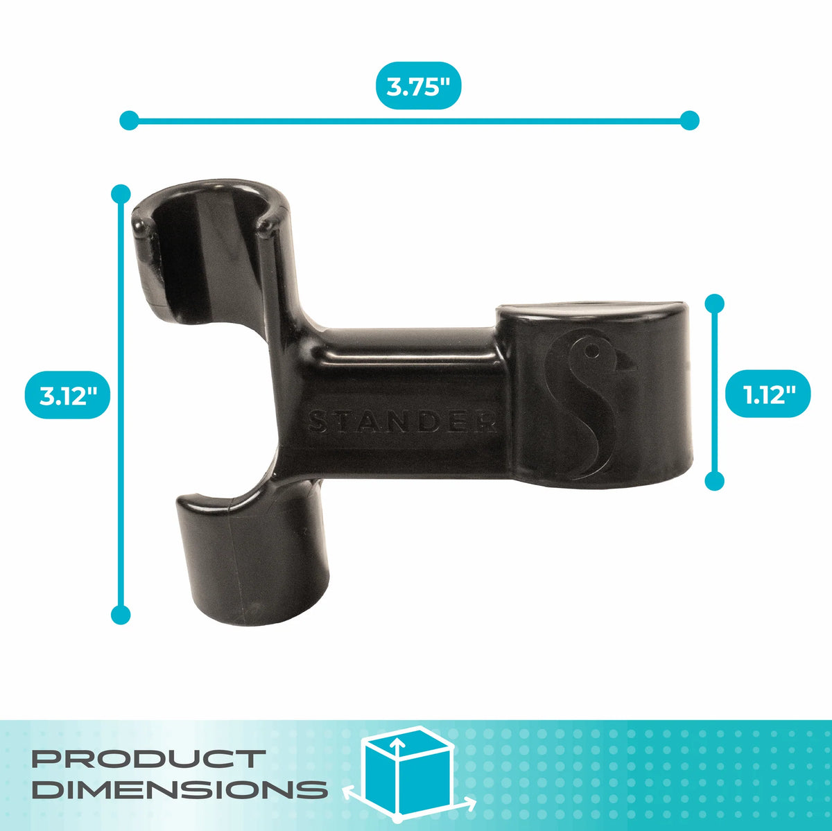 Stander Walker-Rollator Cane Holder