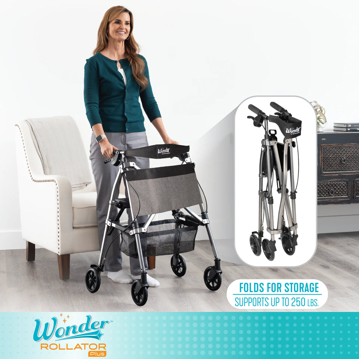 Stander Wonder Rollator Micro (short)