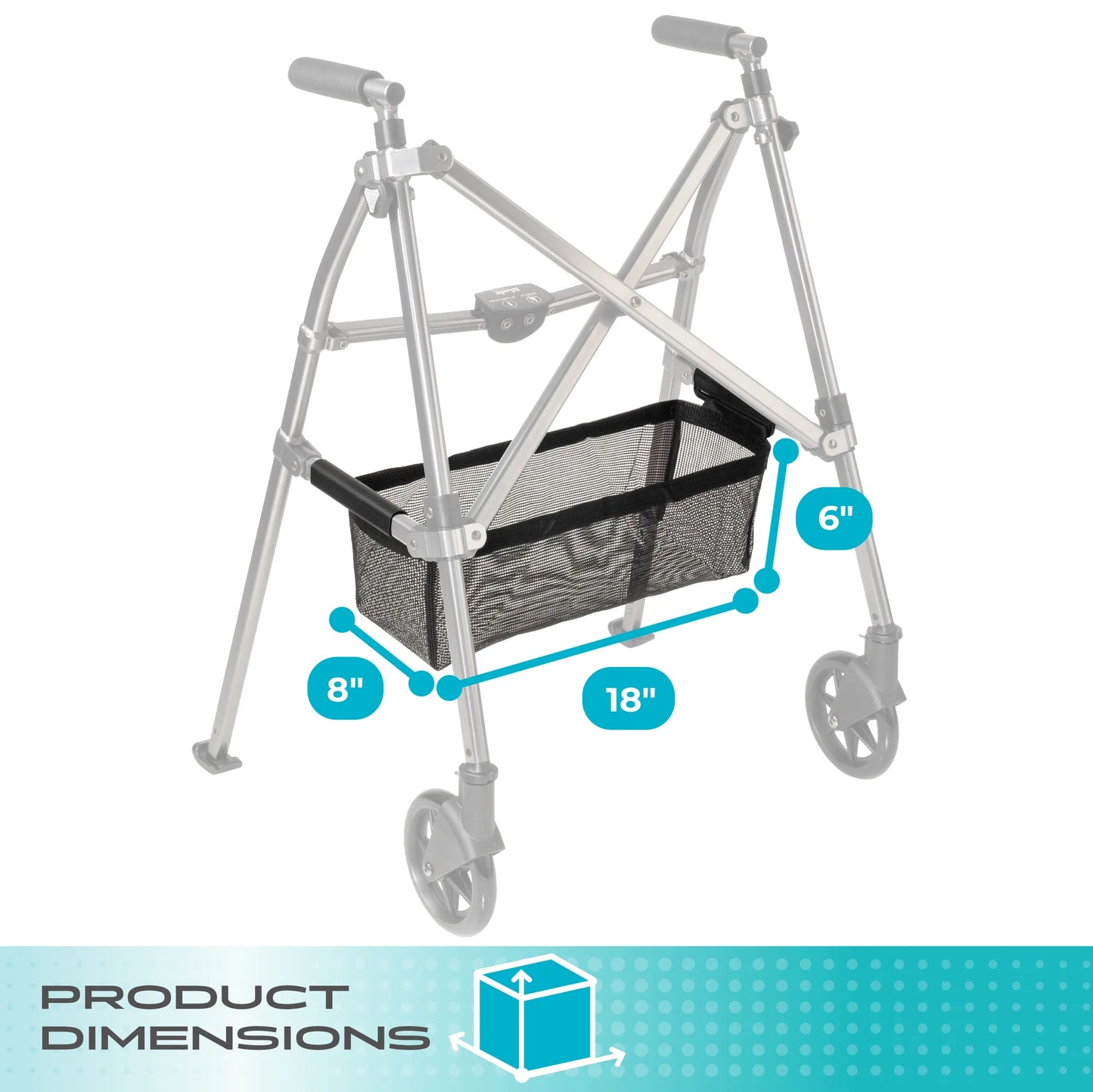 Stander Walker-Rollator Organizer Basket