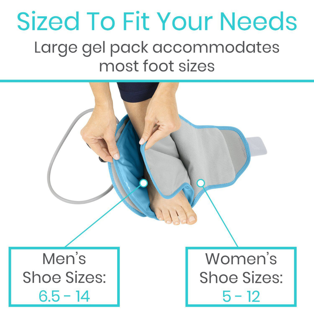 Compression Ankle Ice Wrap - SupplyingSeniors.com