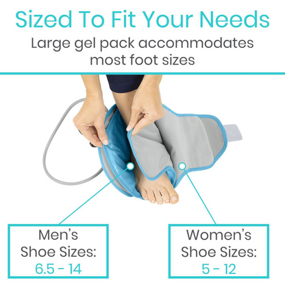 Compression Ankle Ice Wrap - SupplyingSeniors.com