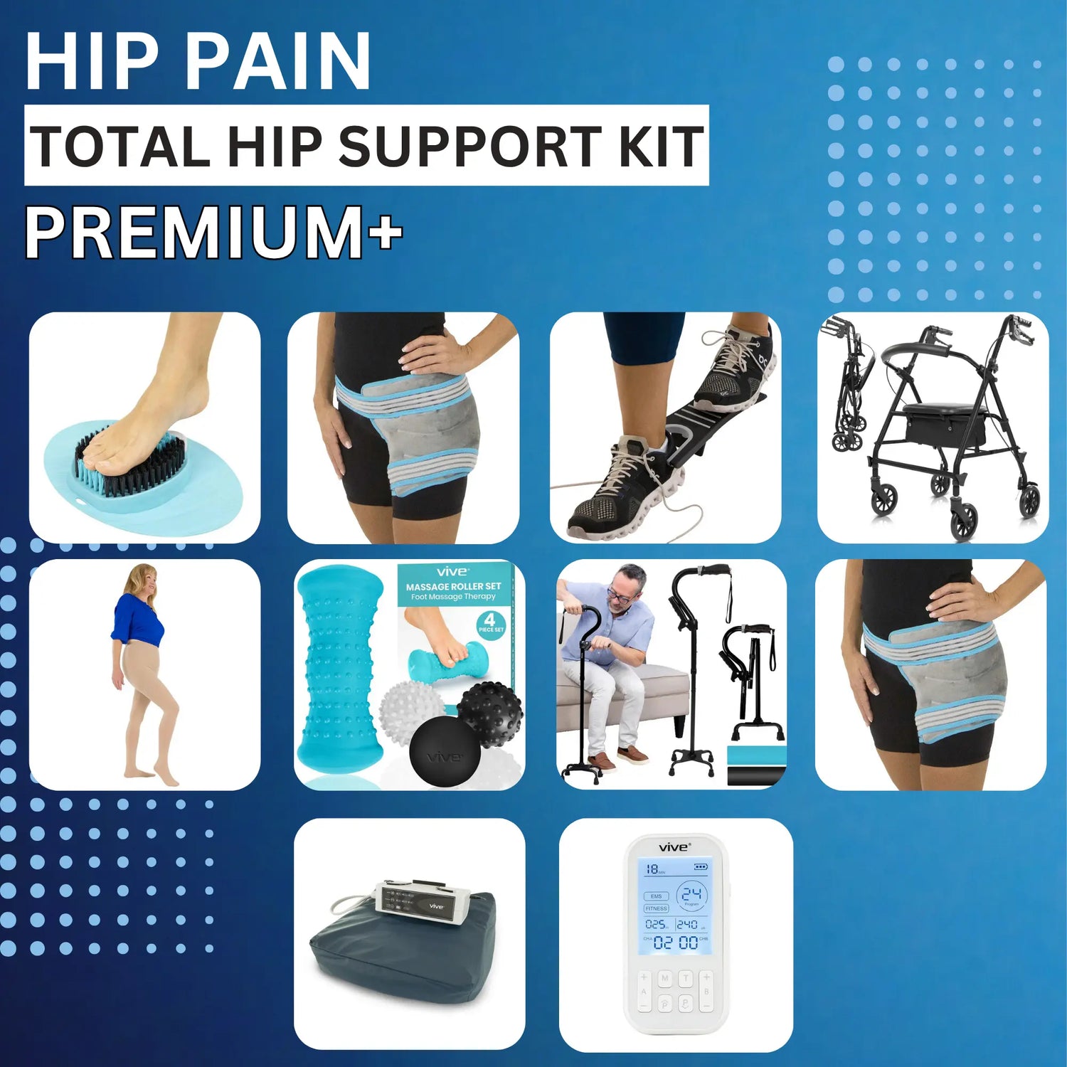 Hip Pain Kit – Total Hip Support Kit (Premium Tier) SupplyingSeniors.com  SupplyingSeniors.com