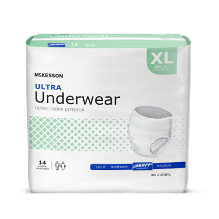 McKesson Ultra Pull-On Underwear, X-Large - Heavy Absorbency