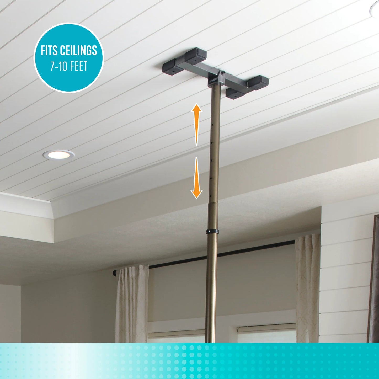 Stander Wonder Pole Slim Premium - Deep Bronze / Graphite