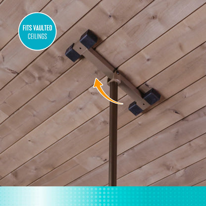 Stander Wonder Pole Slim Premium - Deep Bronze / Graphite