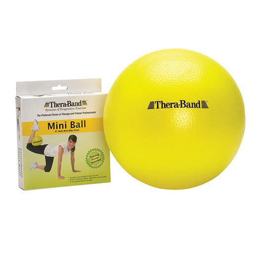 Inflatable Exercise Ball TheraBand® Yellow Mini 9 in. Diameter