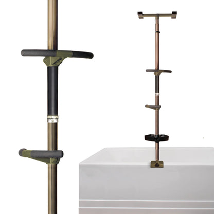 Stander. Wonder Bathtub Pole Premium - Deep Bronze / Graphite