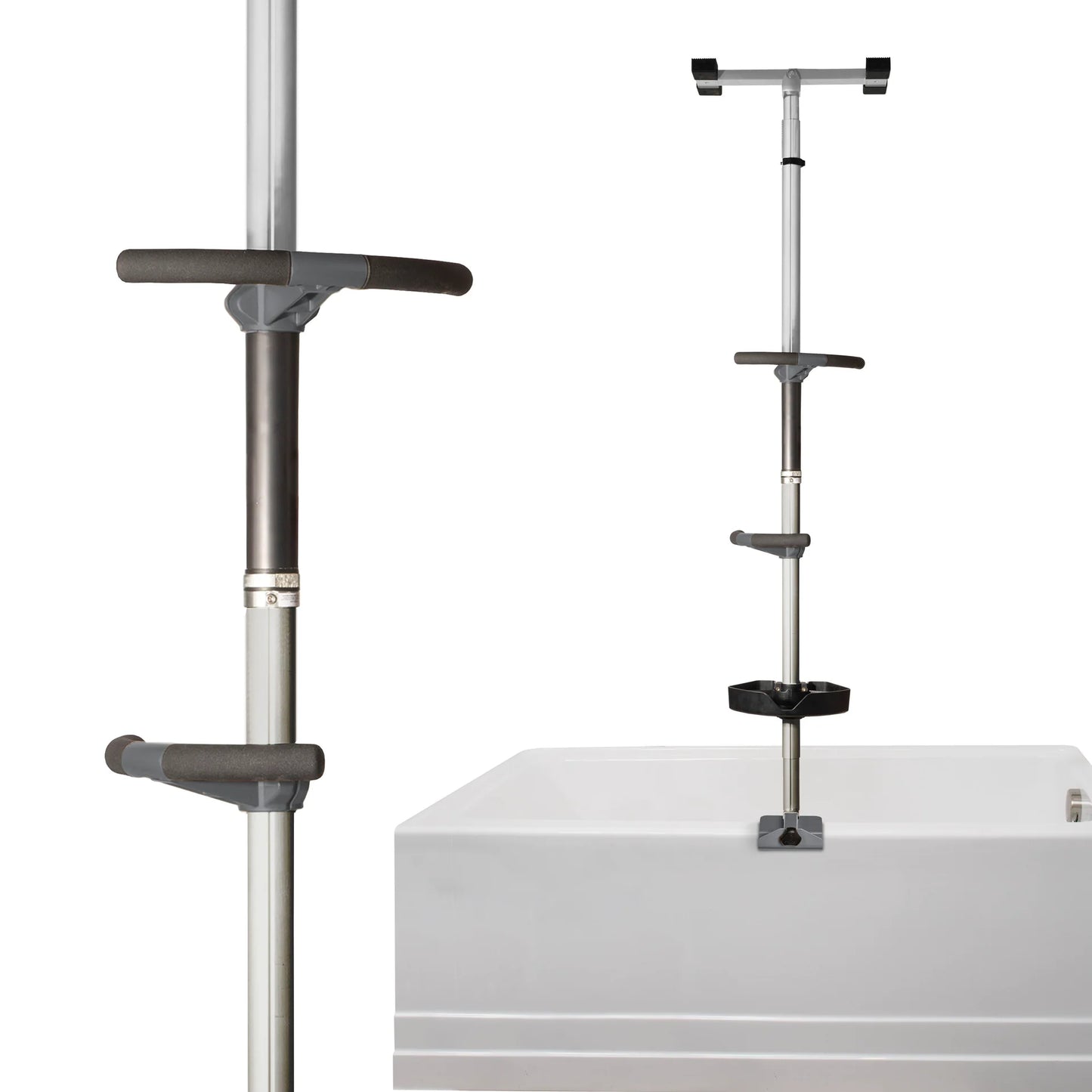 Stander. Wonder Bathtub Pole Premium - Deep Bronze / Graphite