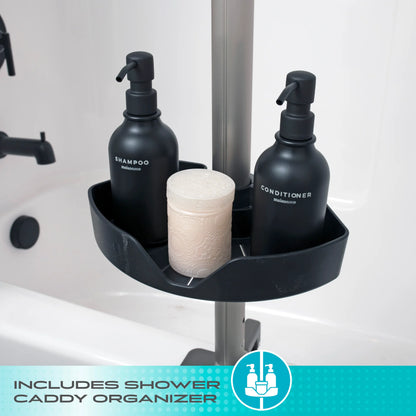 Stander. Wonder Bathtub Pole Premium - Deep Bronze / Graphite