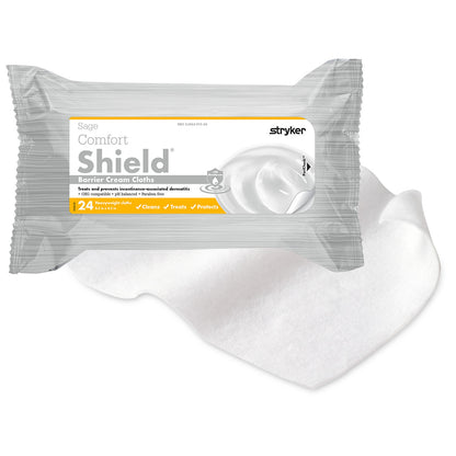Sage Comfort Shield Barrier Cream Cloths - 24pk Large