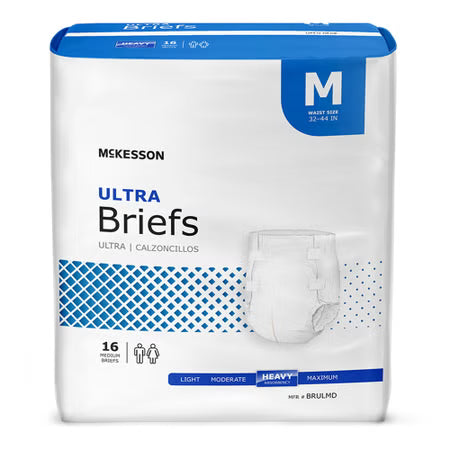 McKesson Ultra Brief, Medium - Heavy Absorbency Adult Brief
