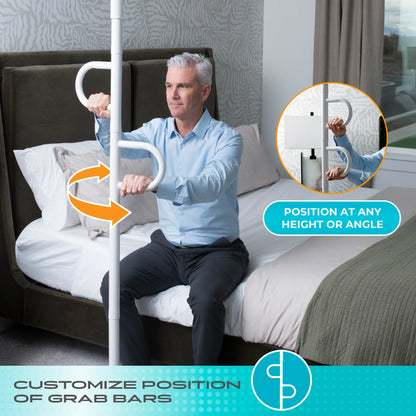 Stander Double Handle Floor to Ceiling Grab Bar