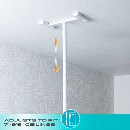 Stander Double Handle Floor to Ceiling Grab Bar