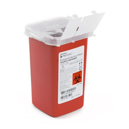 McKesson Prevent Sharps Container, 0.25 Gallon
