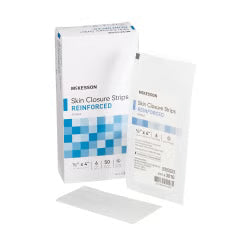 McKesson Skin Closure Strips 1/2 x 4 Inch Box of 50