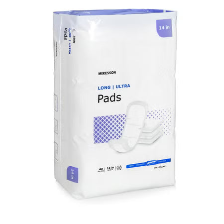 McKesson Ultra Bladder Control Pad, 14 Inch - Heavy Absorbency