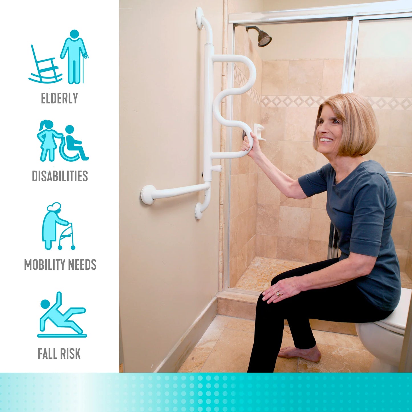 Stander The Curve Grab Bar