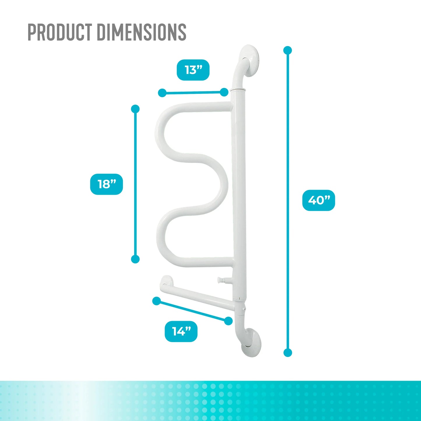 Stander The Curve Grab Bar