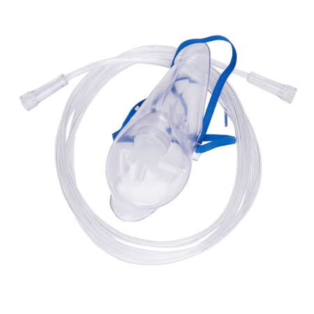 McKesson Adult Oxygen Mask with 7 Foot Tubing