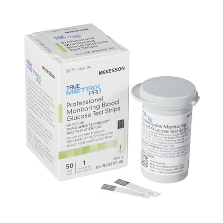 McKesson TRUE METRIX PRO Blood Glucose Test Strips, 50 Count