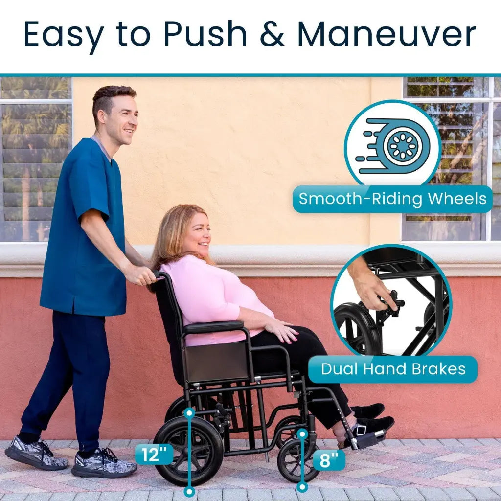 Bariatric Transport Wheelchair