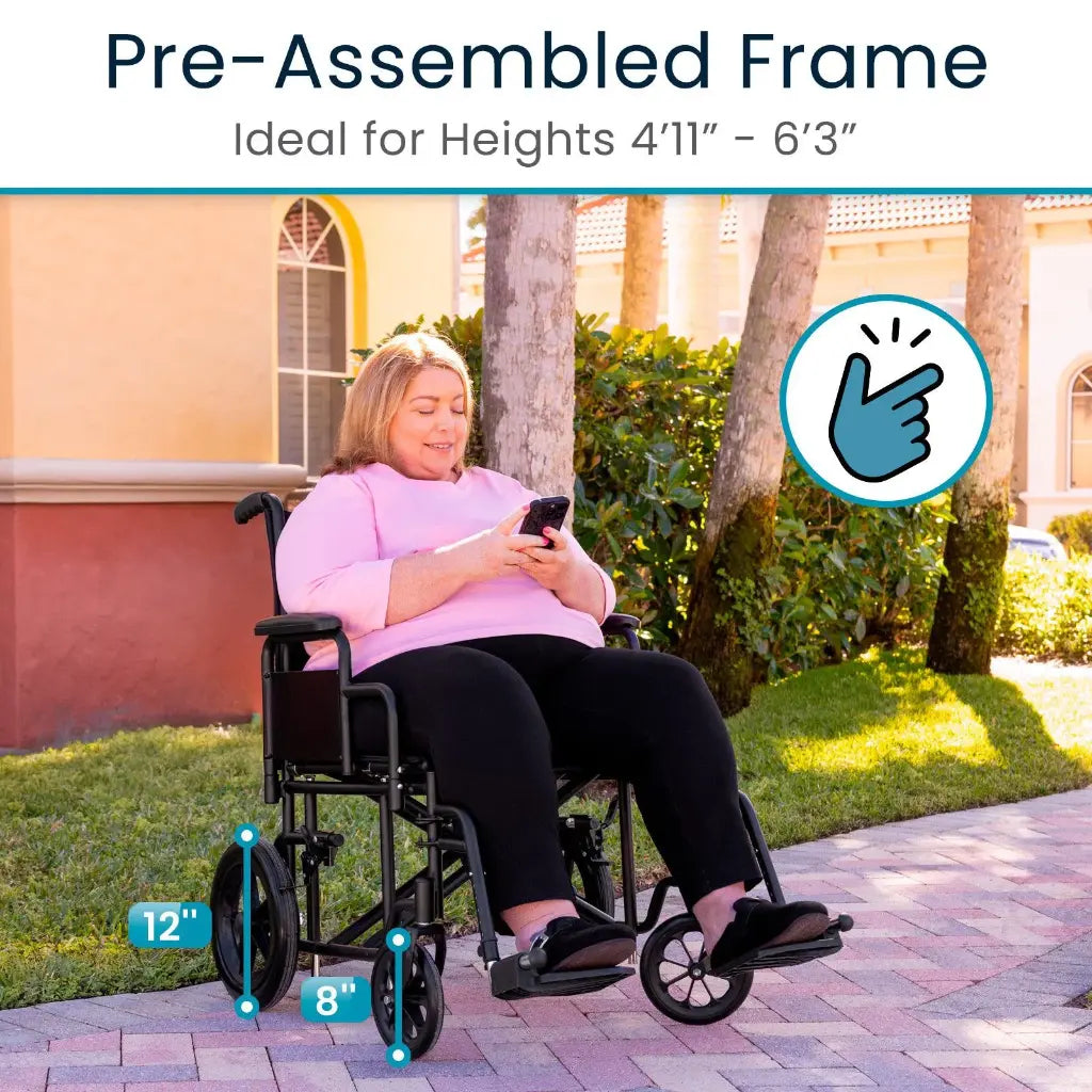 Bariatric Transport Wheelchair