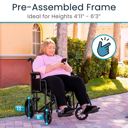 Bariatric Transport Wheelchair