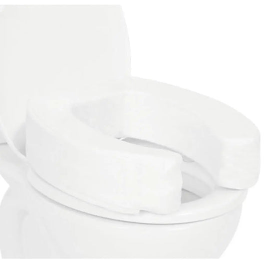 Cushioned Toilet Seat Riser 4'' Soft SupplyingSeniors.com  SupplyingSeniors.com