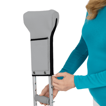 Crutch Pads with Ergonomic Pouch