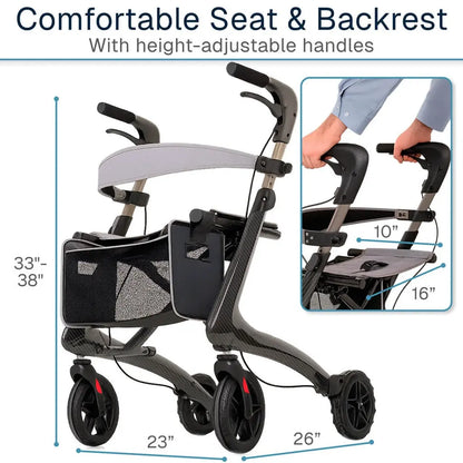 CarbonGlide Rollator Supplying Seniors