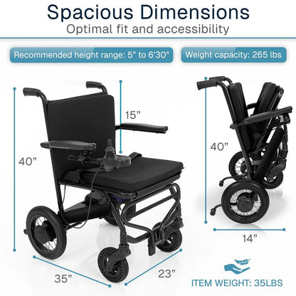 Carbon Crossover Power Wheelchair