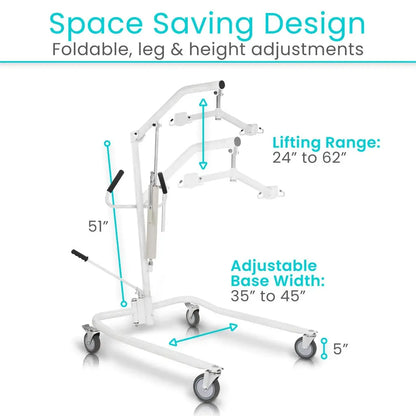 Core Hydraulic Patient Lift Supplying Seniors