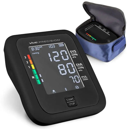 Blood Pressure Monitor Single Button Smart Phone Compatible SupplyingSeniors.com  SupplyingSeniors.com