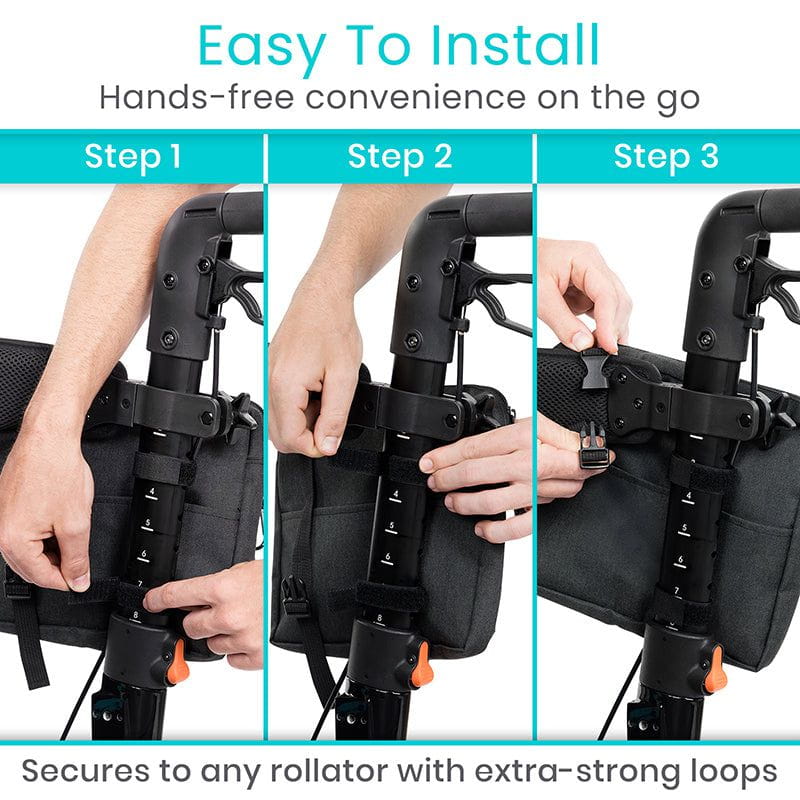 Ergonomic Rollator Bag