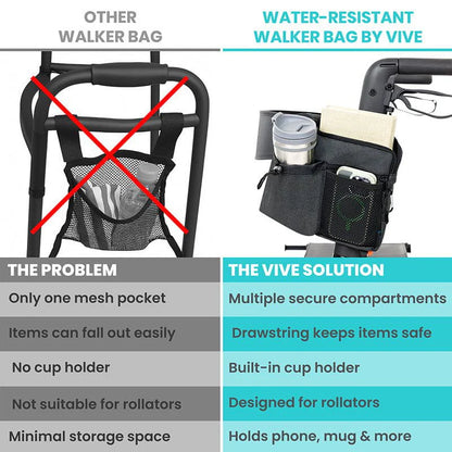 Ergonomic Rollator Bag