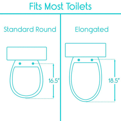 Toilet Seat Riser with Arms - SupplyingSeniors.com