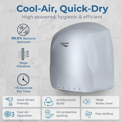 Hand Dryer Airspire (Pure) Supplying Seniors