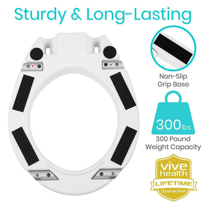 Toilet Seat Riser with Arms - SupplyingSeniors.com