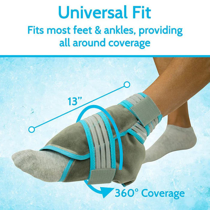 Dual Strap Ankle Hot & Cold Pack - SupplyingSeniors.com