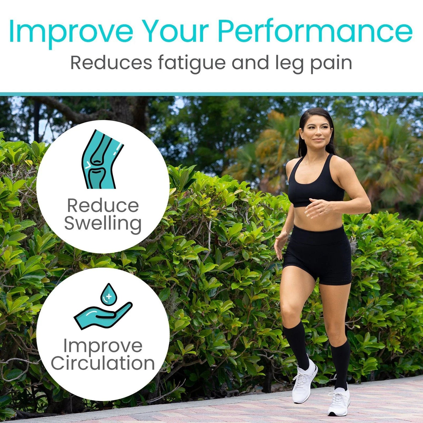 Knee High Compression Stockings 20-30 mmHg SupplyingSeniors.com