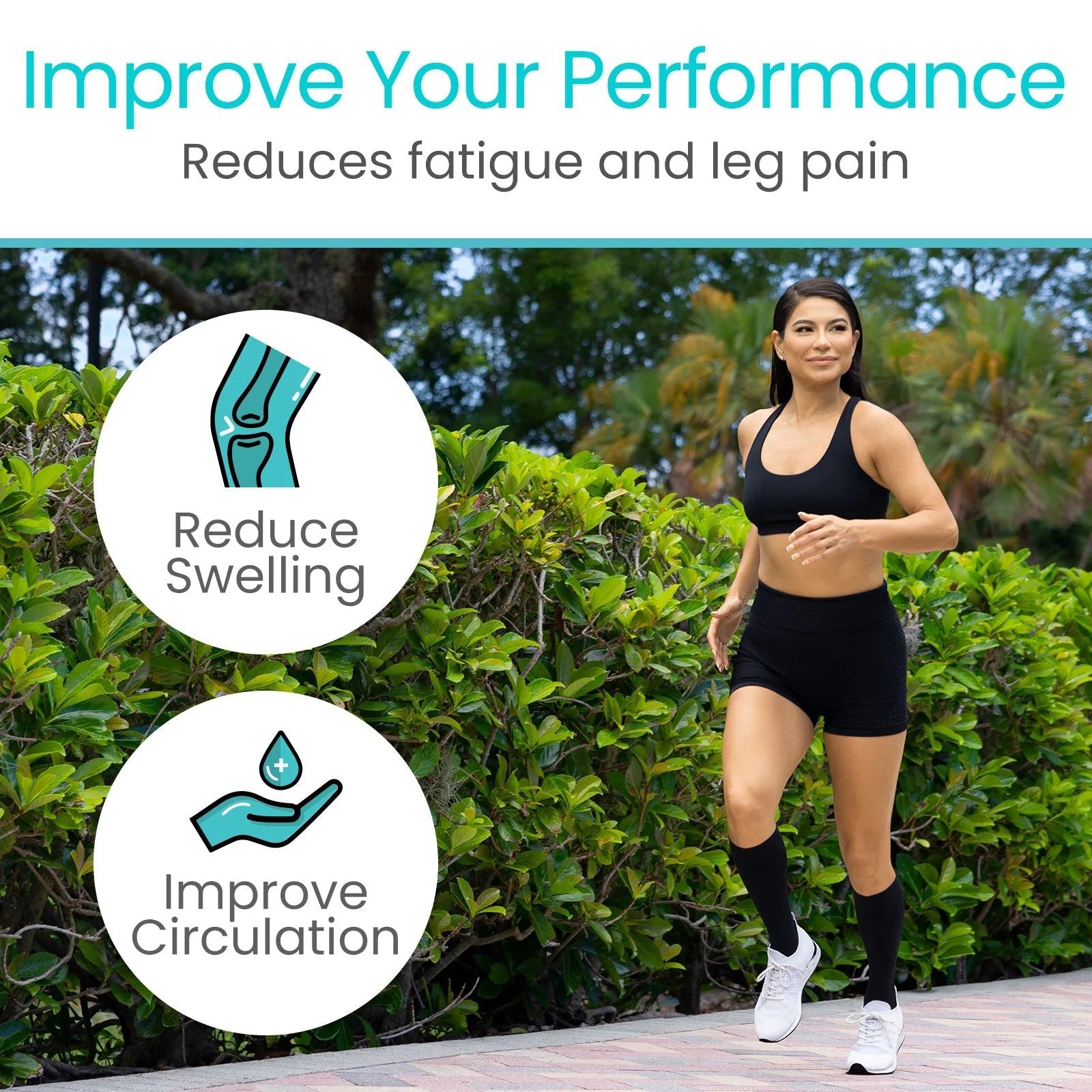 Knee High Compression Stockings 20-30 mmHg SupplyingSeniors.com