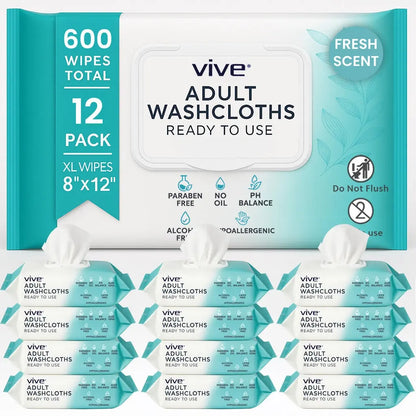 Adult Washcloths Supplying Seniors
