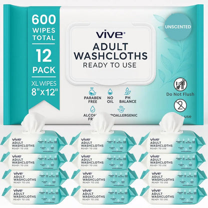 Adult Washcloths Supplying Seniors